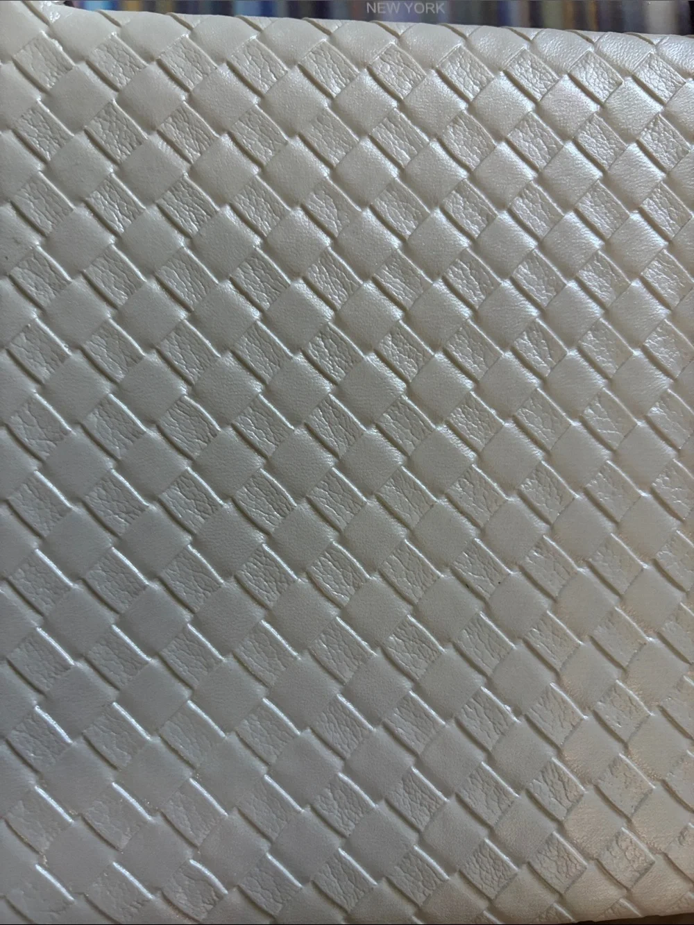 Cynthia Rowley New York 500 Sleeve Photo Album White Pearl Woven Pattern